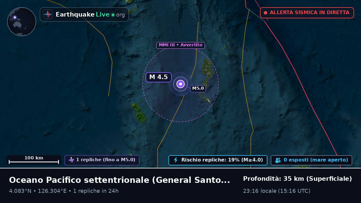 Oceano Pacifico settentrionale (Filippine)