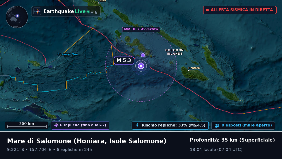 Mare di Salomone (Isole Salomone)