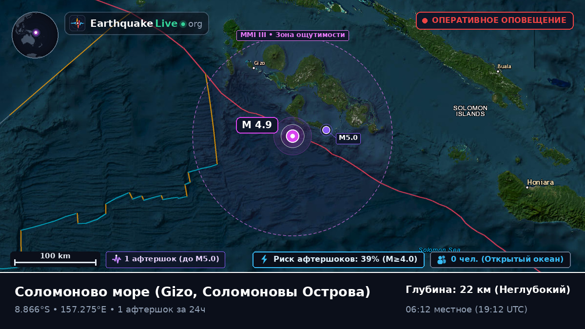 Соломоново море (Соломоновы Острова)