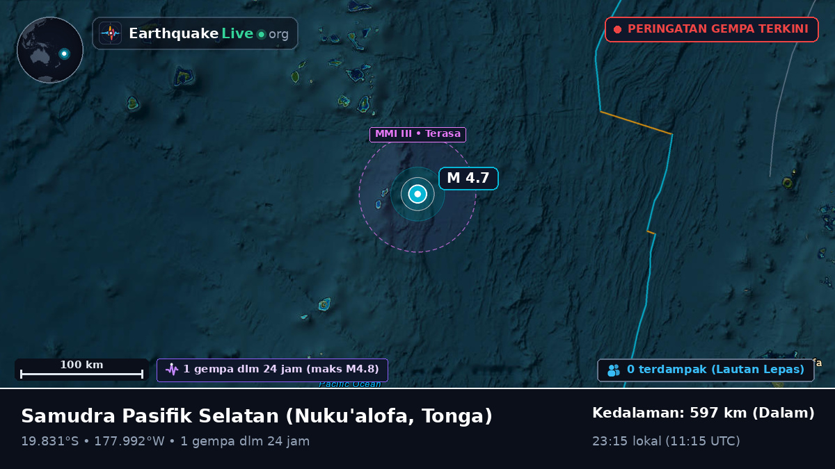 Samudra Pasifik Selatan (Tonga)
