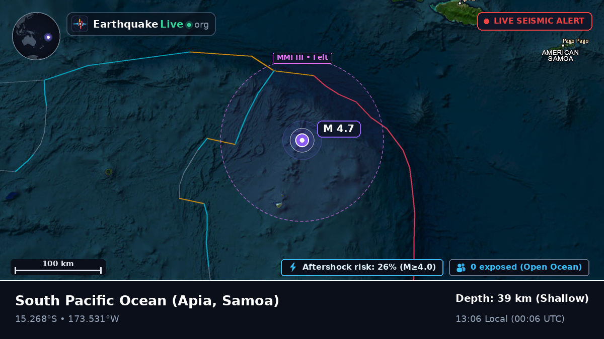 South Pacific Ocean (Samoa)