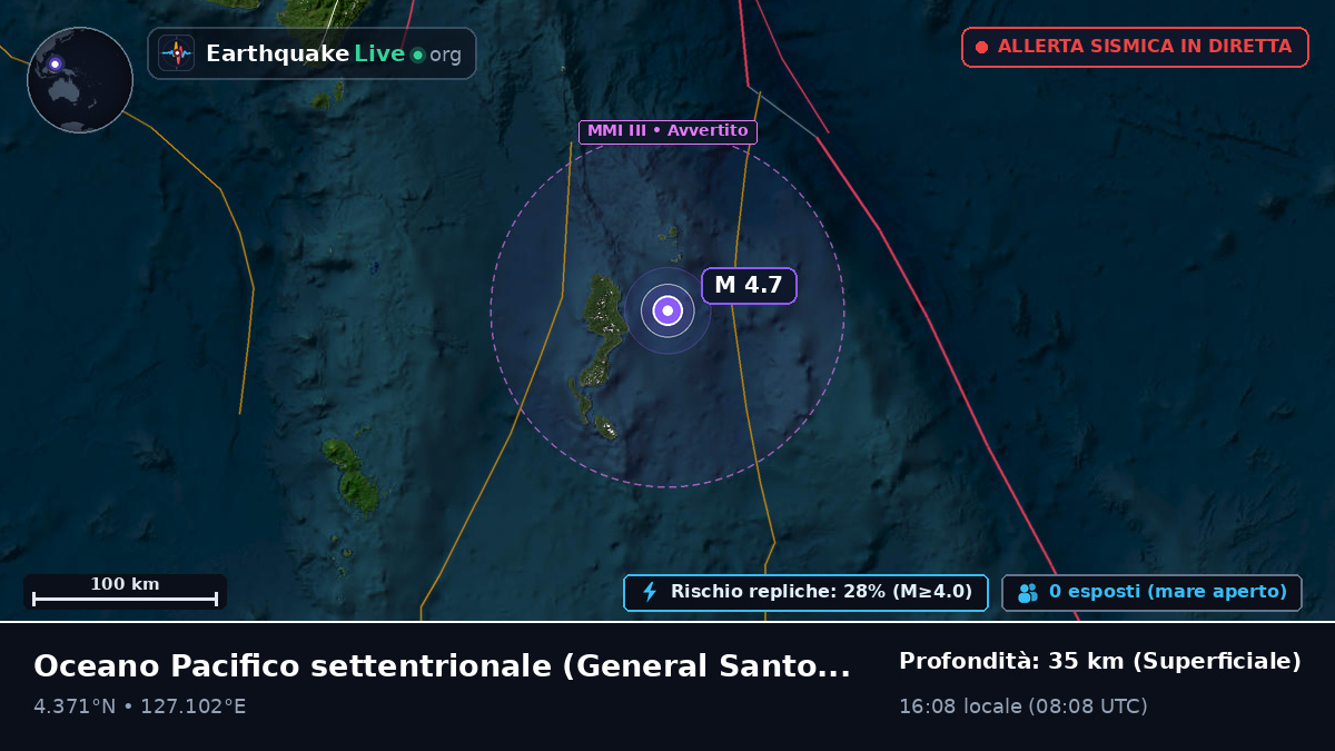 Oceano Pacifico settentrionale (Filippine)