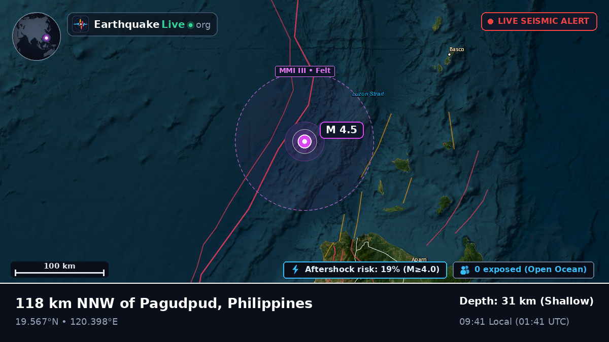 Off the coast of Laoag, Philippines