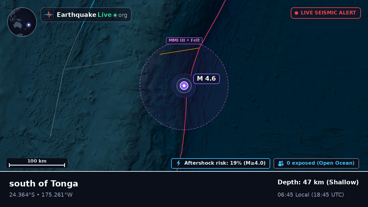 South Pacific Ocean (Tonga)