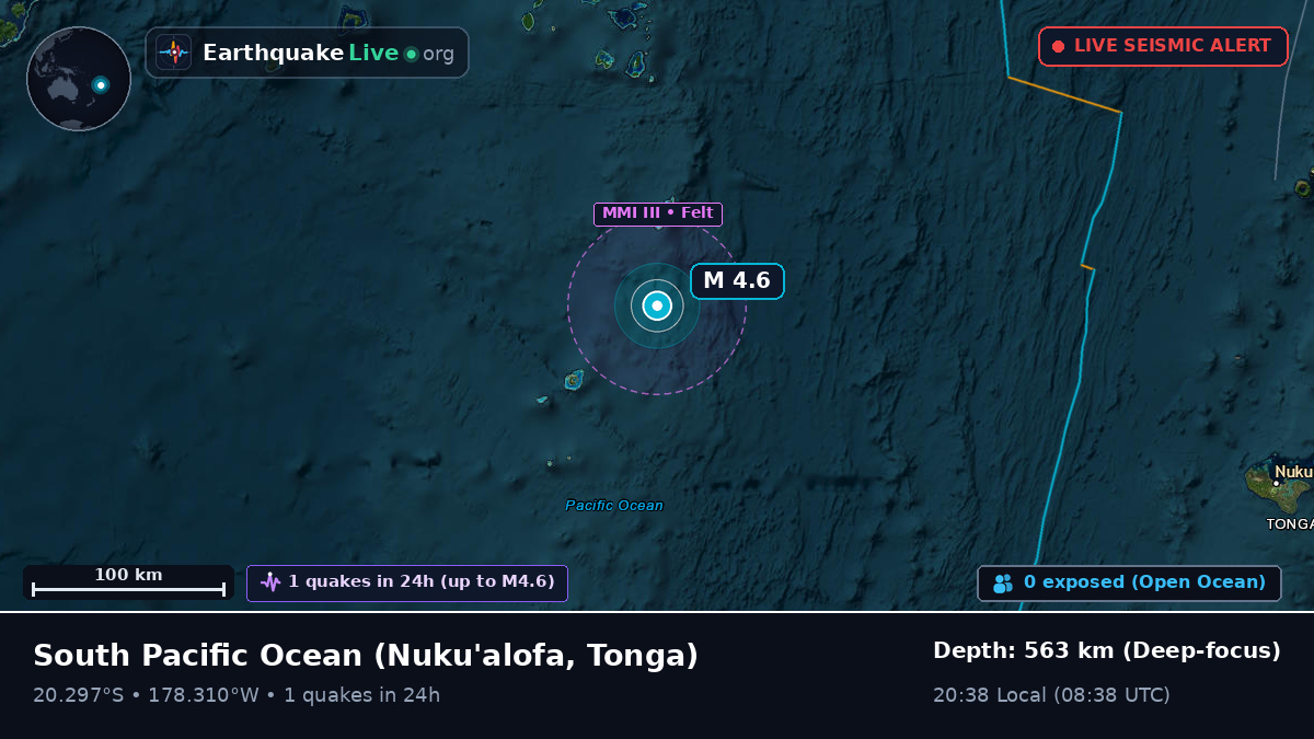 South Pacific Ocean (Tonga)