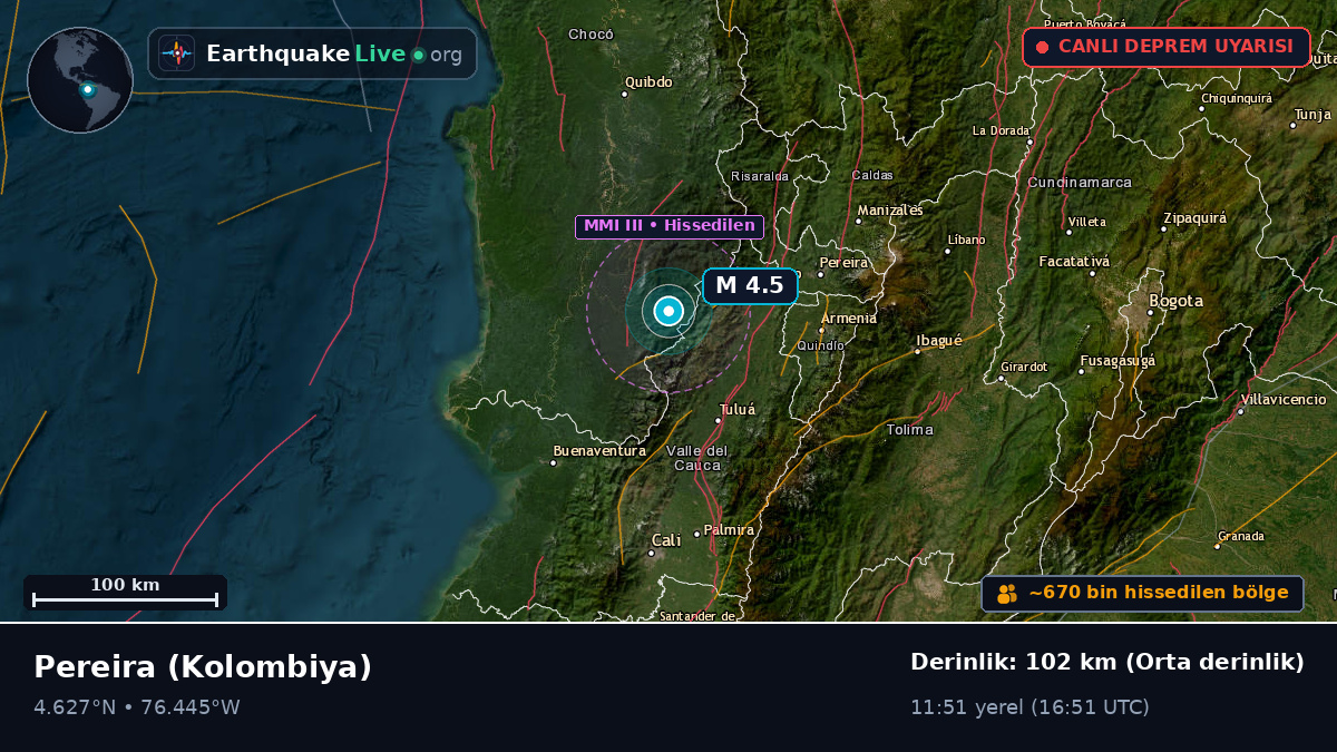 Risaralda, Kolombiya