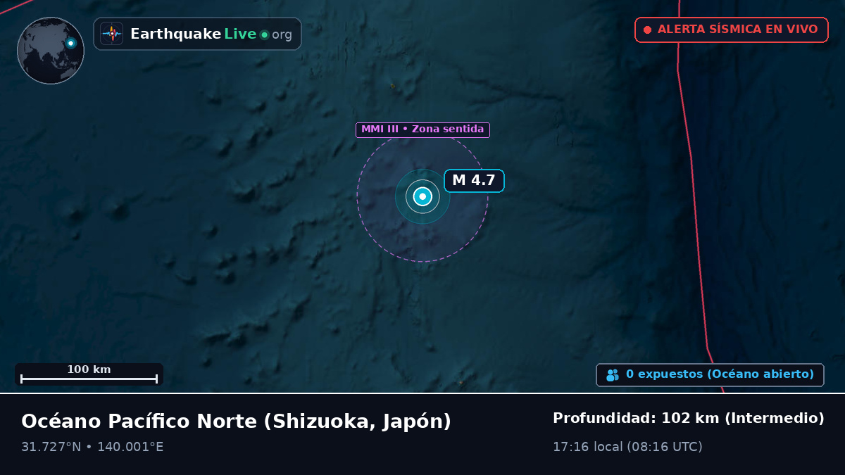 Océano Pacífico Norte (Japón)