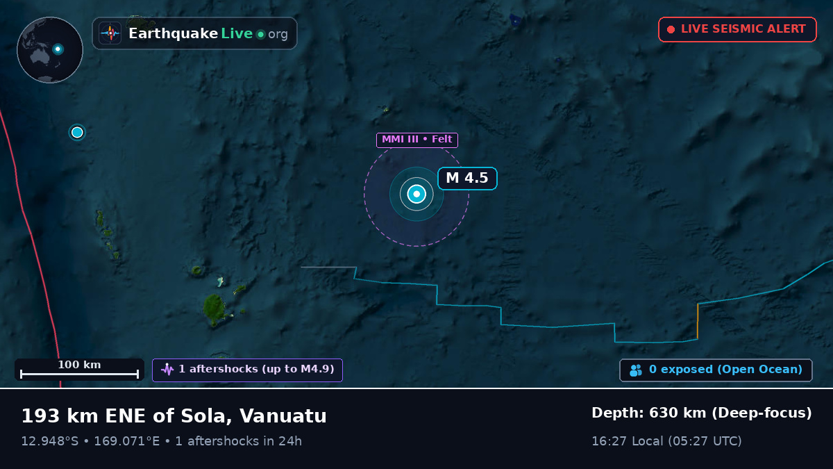 South Pacific Ocean (Vanuatu)