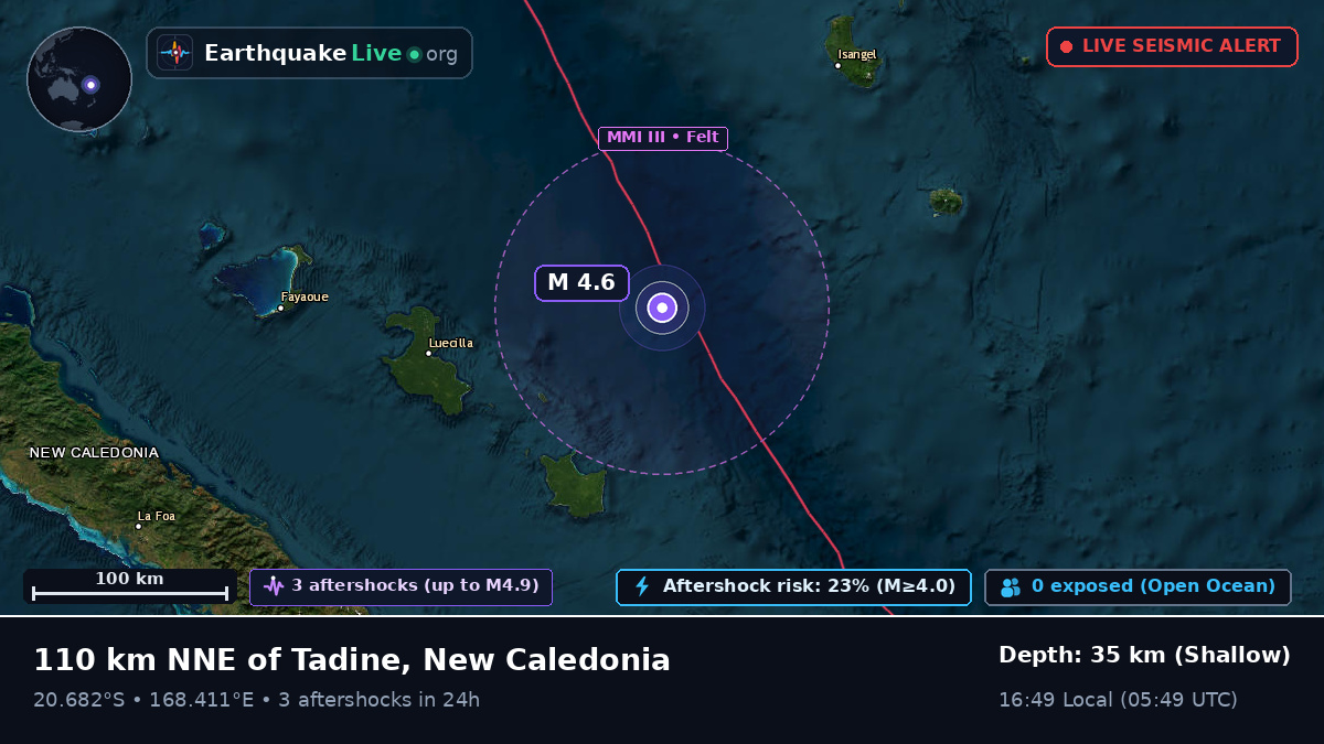 South Pacific Ocean (New Caledonia)