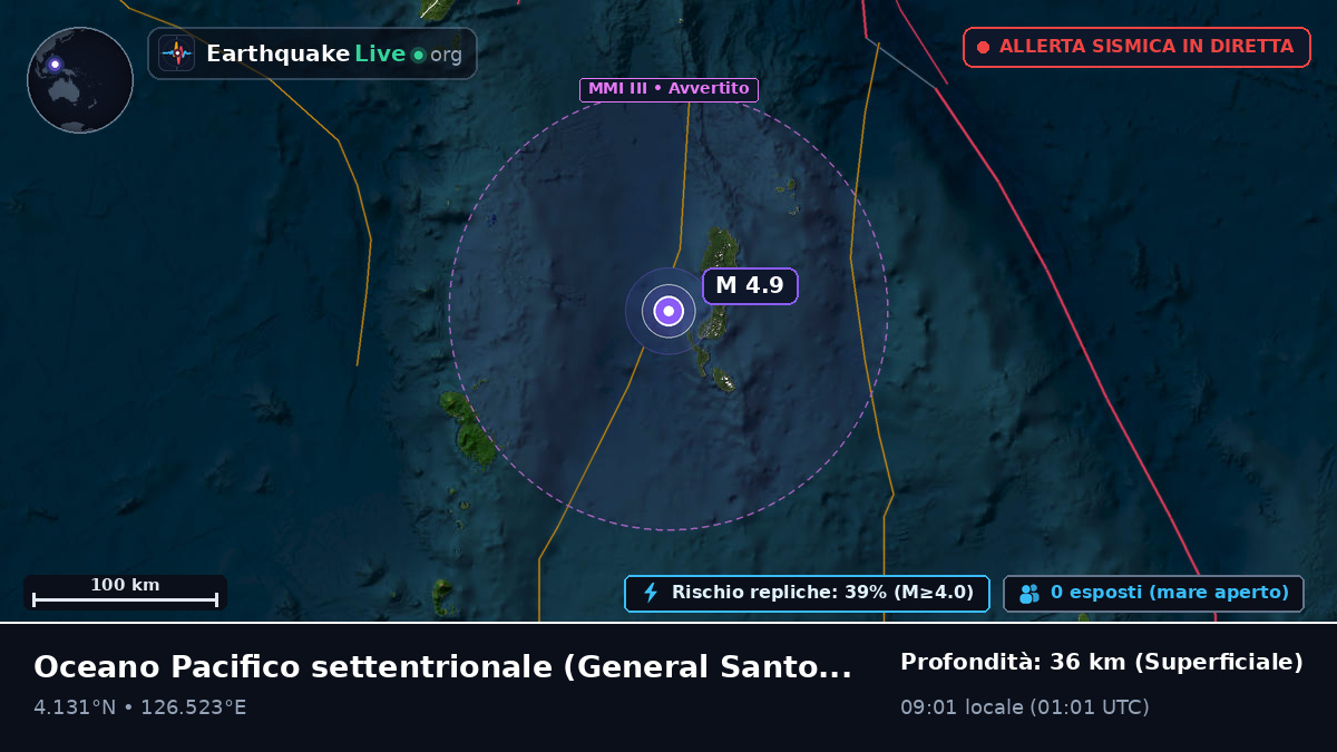 Oceano Pacifico settentrionale (Filippine)