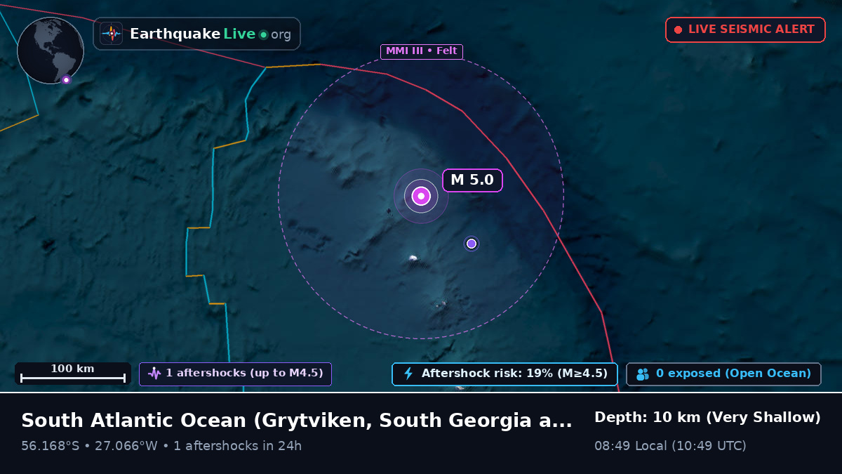 South Atlantic Ocean (South Georgia and the Islands)