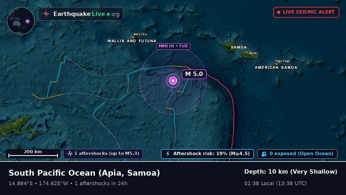 South Pacific Ocean (Samoa)