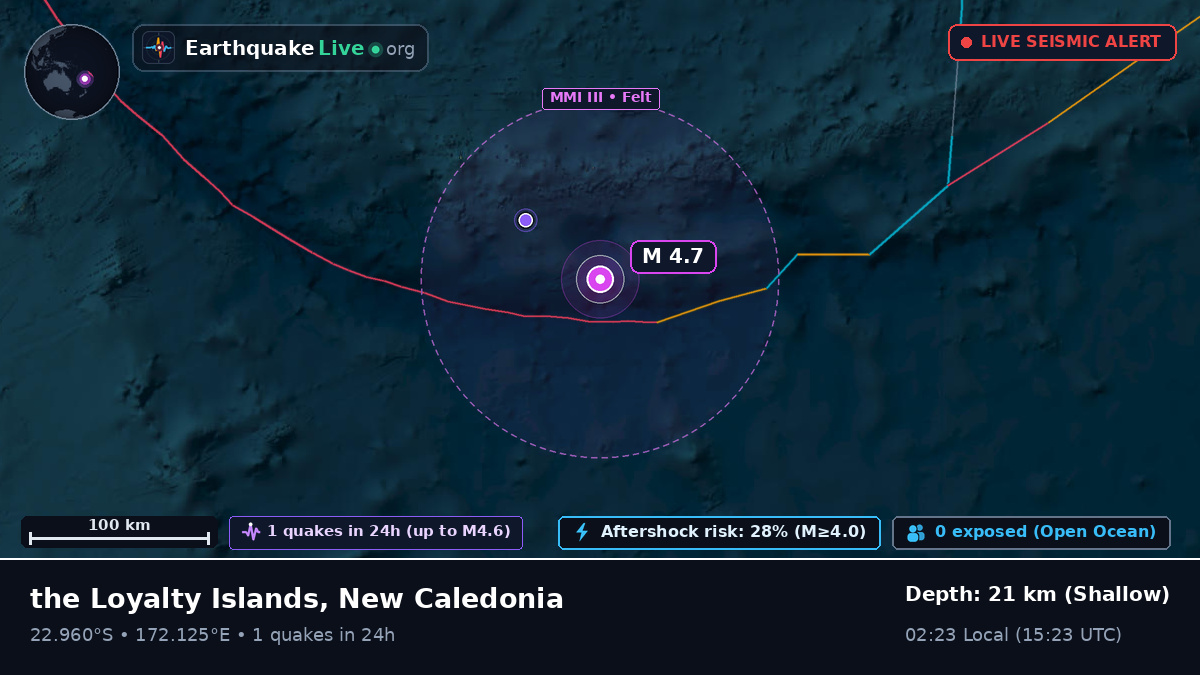 South Pacific Ocean (New Caledonia)