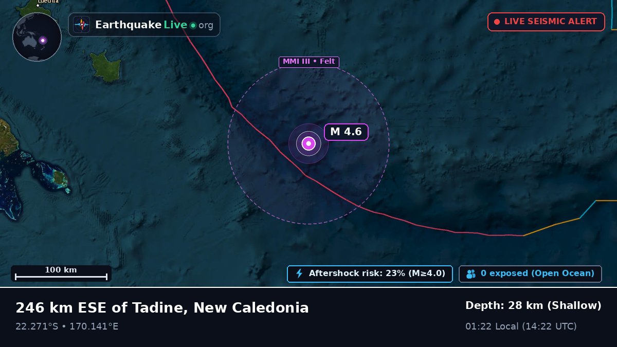South Pacific Ocean (New Caledonia)
