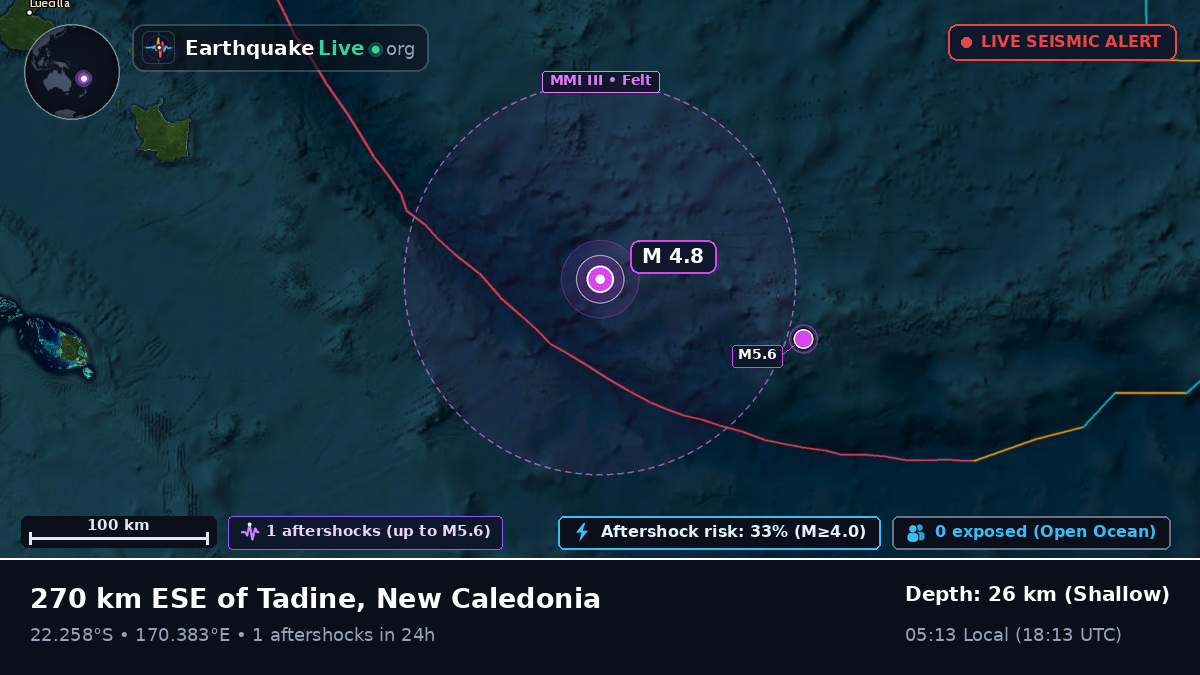 South Pacific Ocean (New Caledonia)
