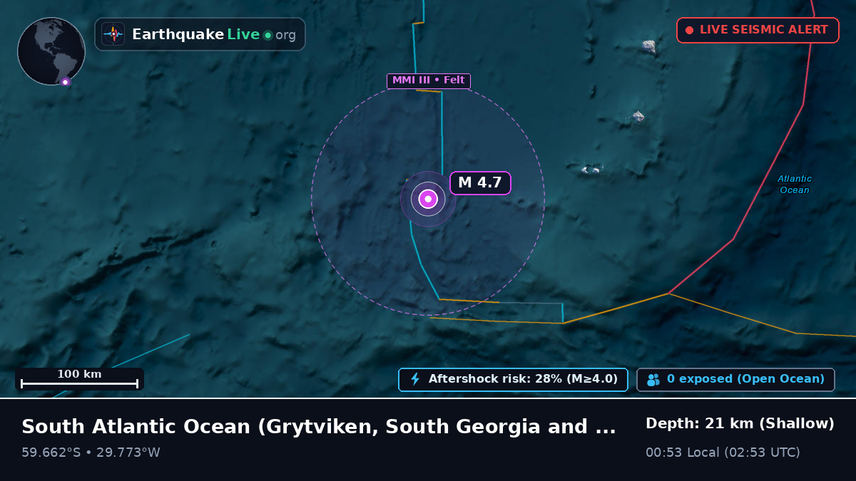 South Atlantic Ocean (South Georgia and the Islands)