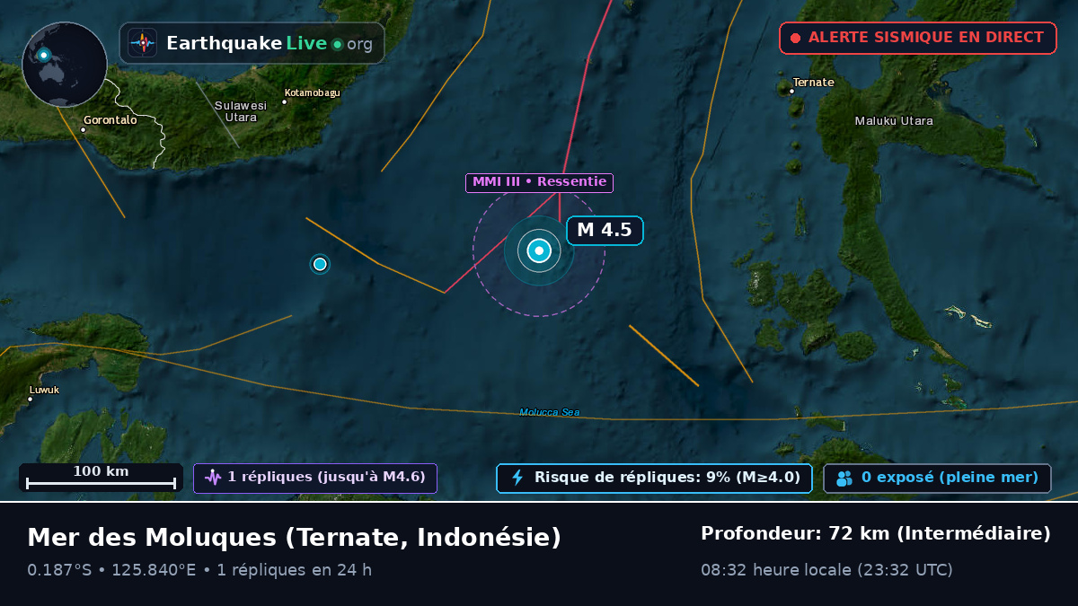 Mer des Moluques (Indonésie)