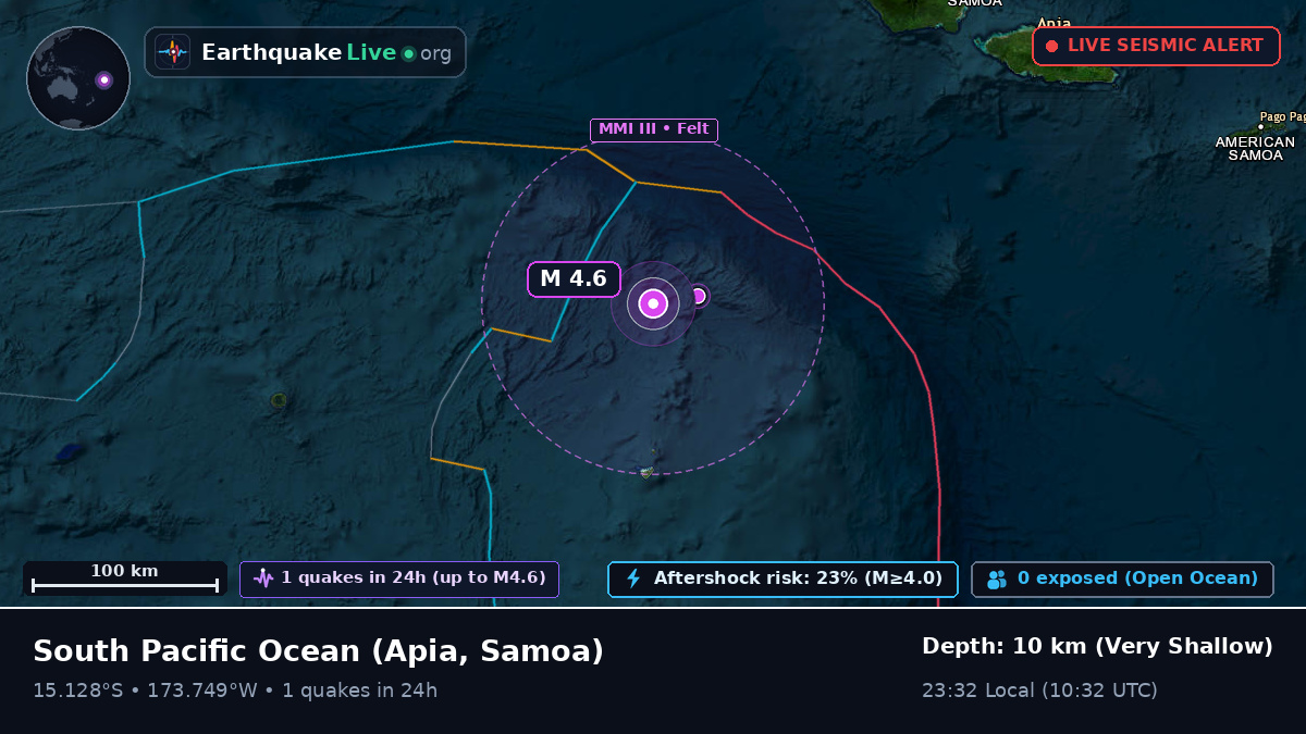 South Pacific Ocean (Samoa)