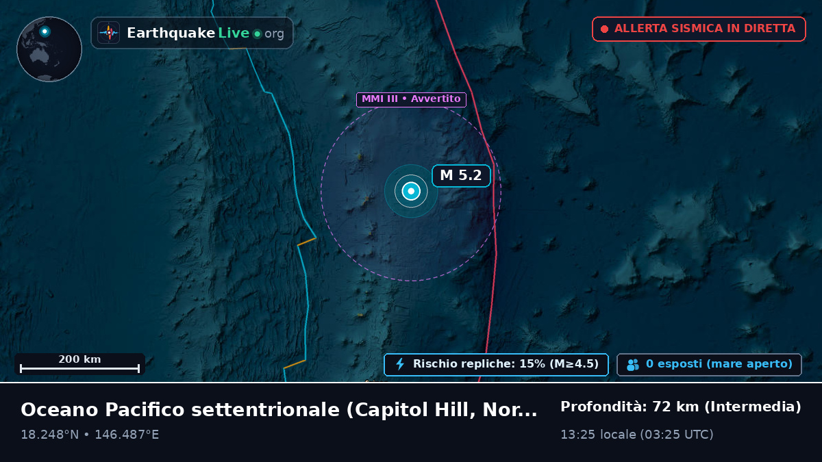 Oceano Pacifico settentrionale (Northern Mariana Islands)