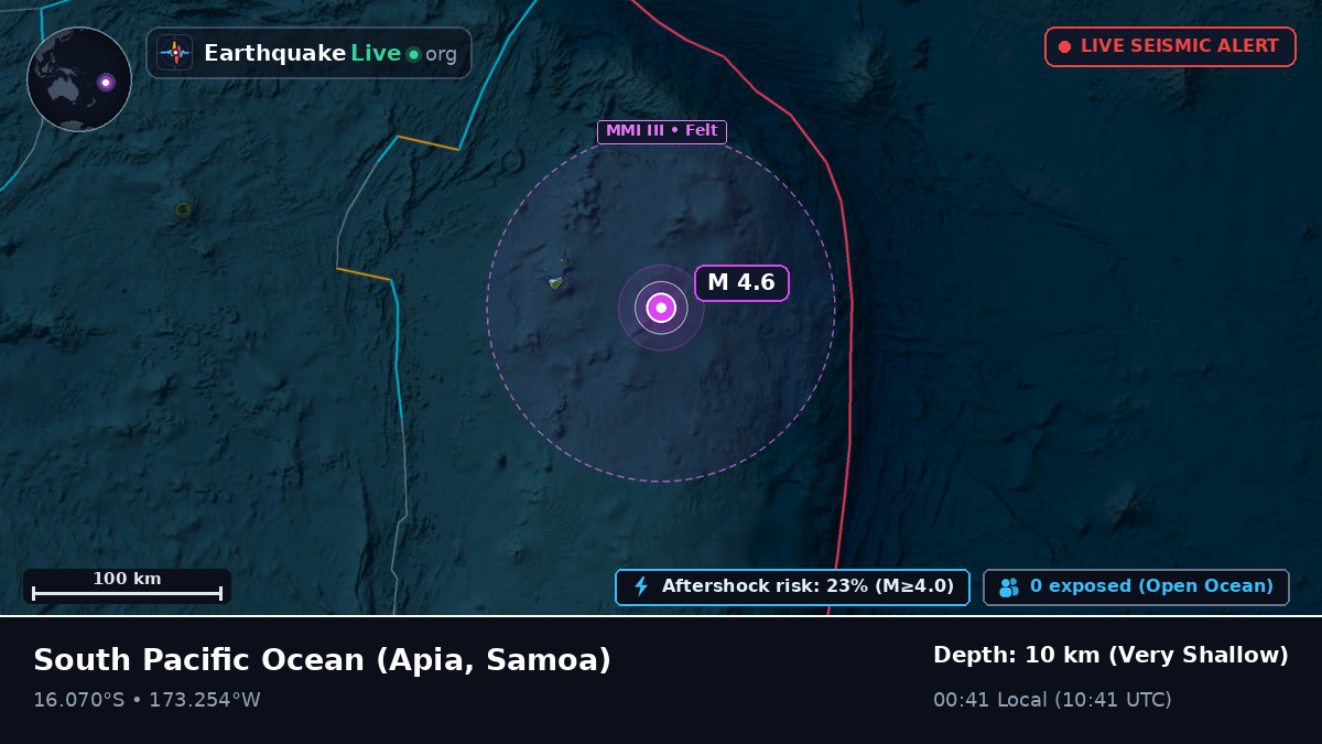 South Pacific Ocean (Samoa)