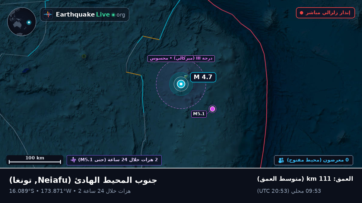 جنوب المحيط الهادئ (تونغا)