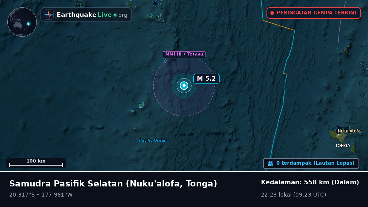 Samudra Pasifik Selatan (Tonga)