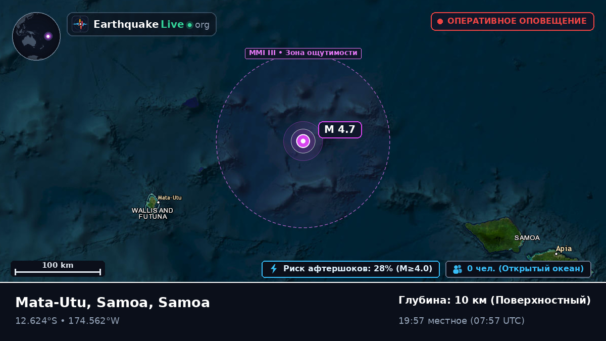 Южная часть Тихого океана (Samoa)
