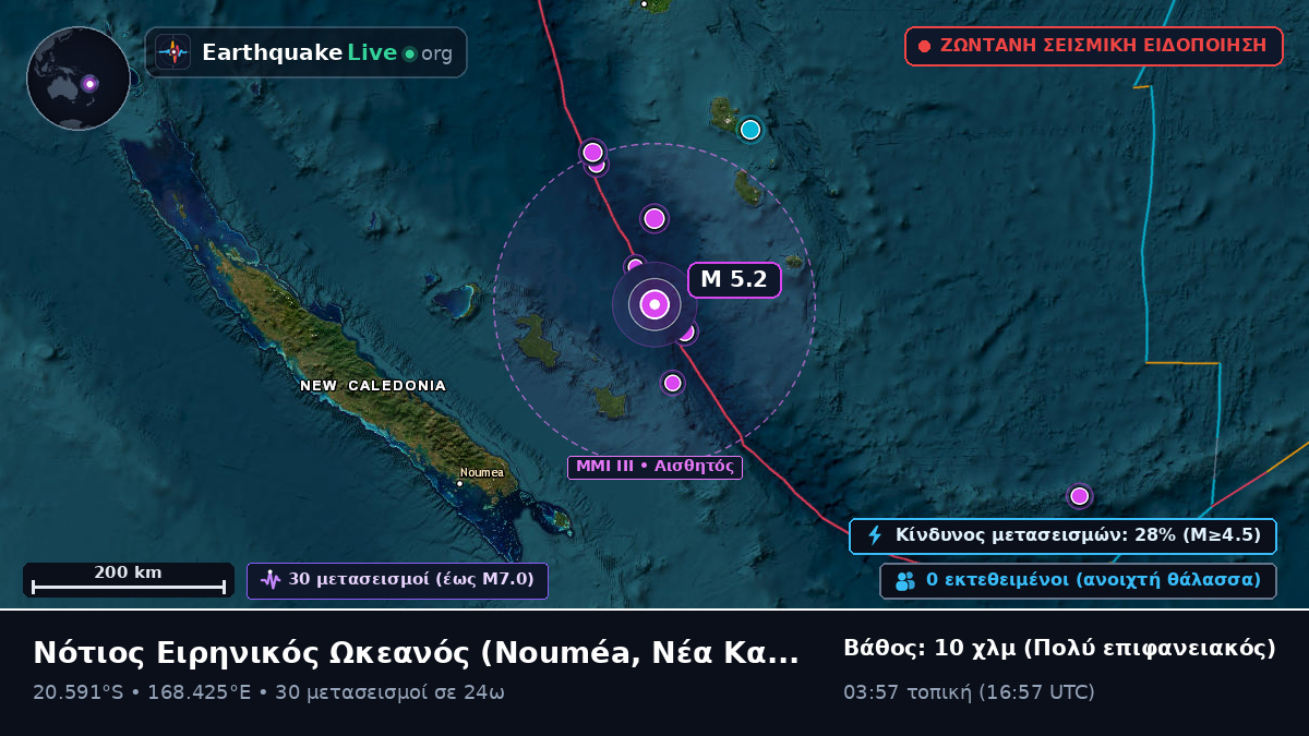 Νότιος Ειρηνικός Ωκεανός (Νέα Καληδονία)