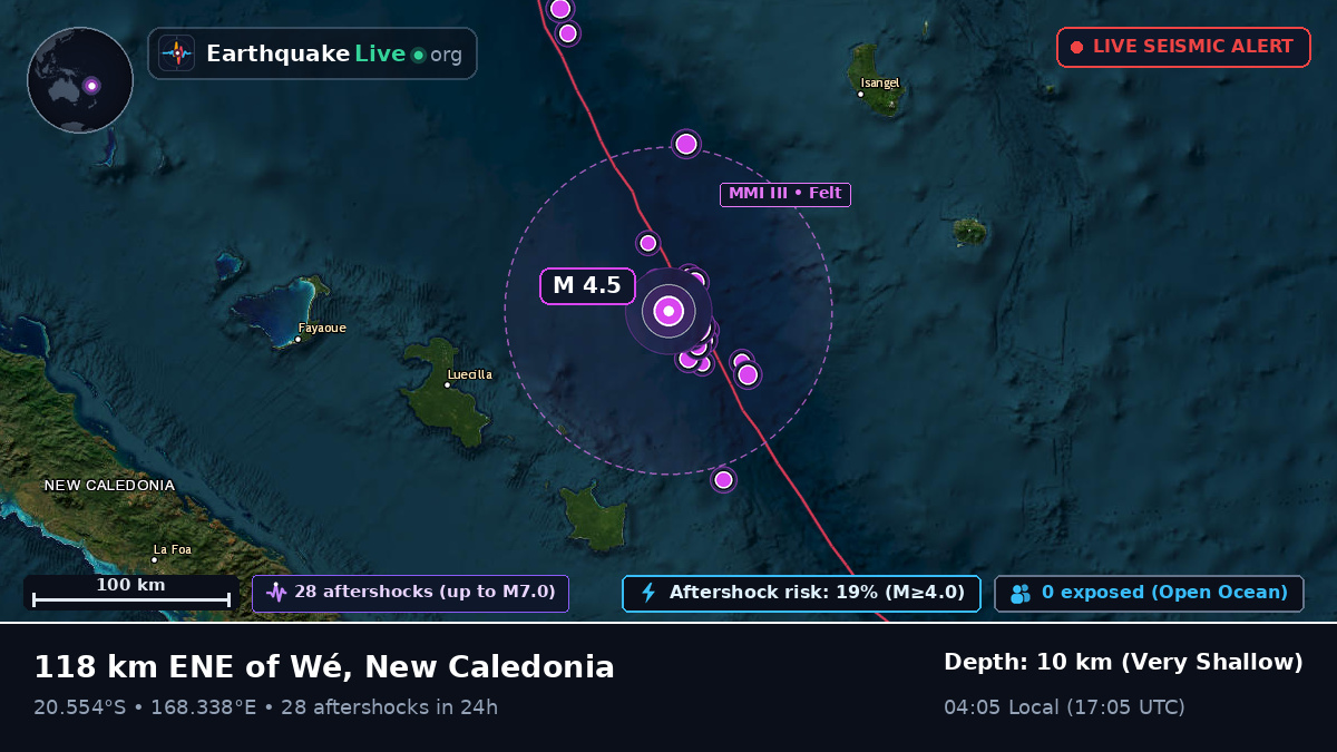 South Pacific Ocean (New Caledonia)