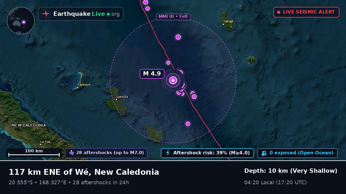 South Pacific Ocean (New Caledonia)
