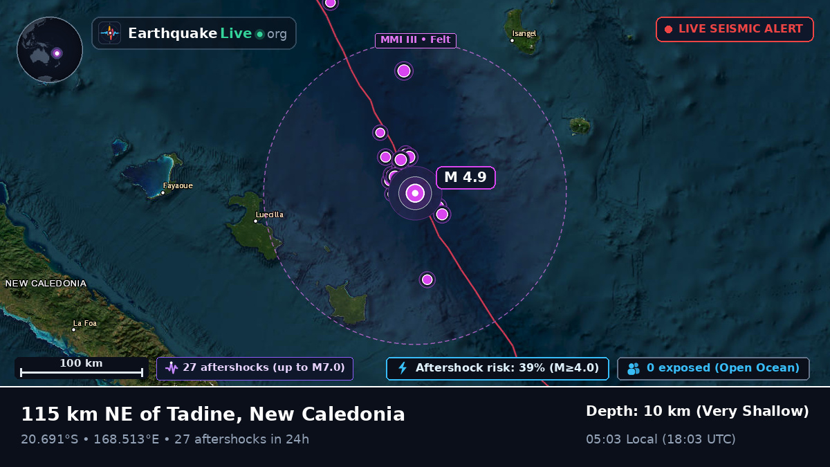 South Pacific Ocean (New Caledonia)