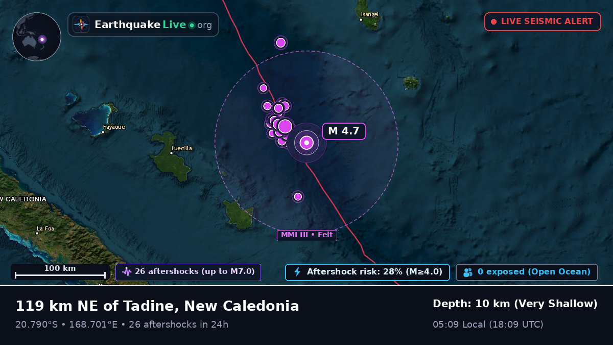 South Pacific Ocean (New Caledonia)