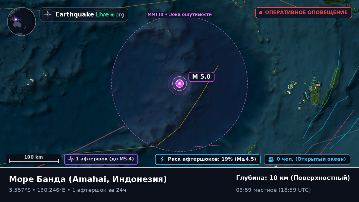 Море Банда (Индонезия)