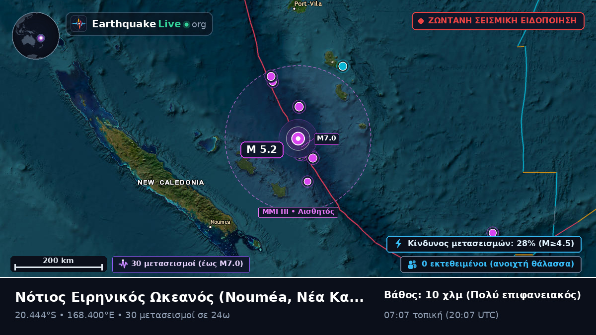 Νότιος Ειρηνικός Ωκεανός (Νέα Καληδονία)