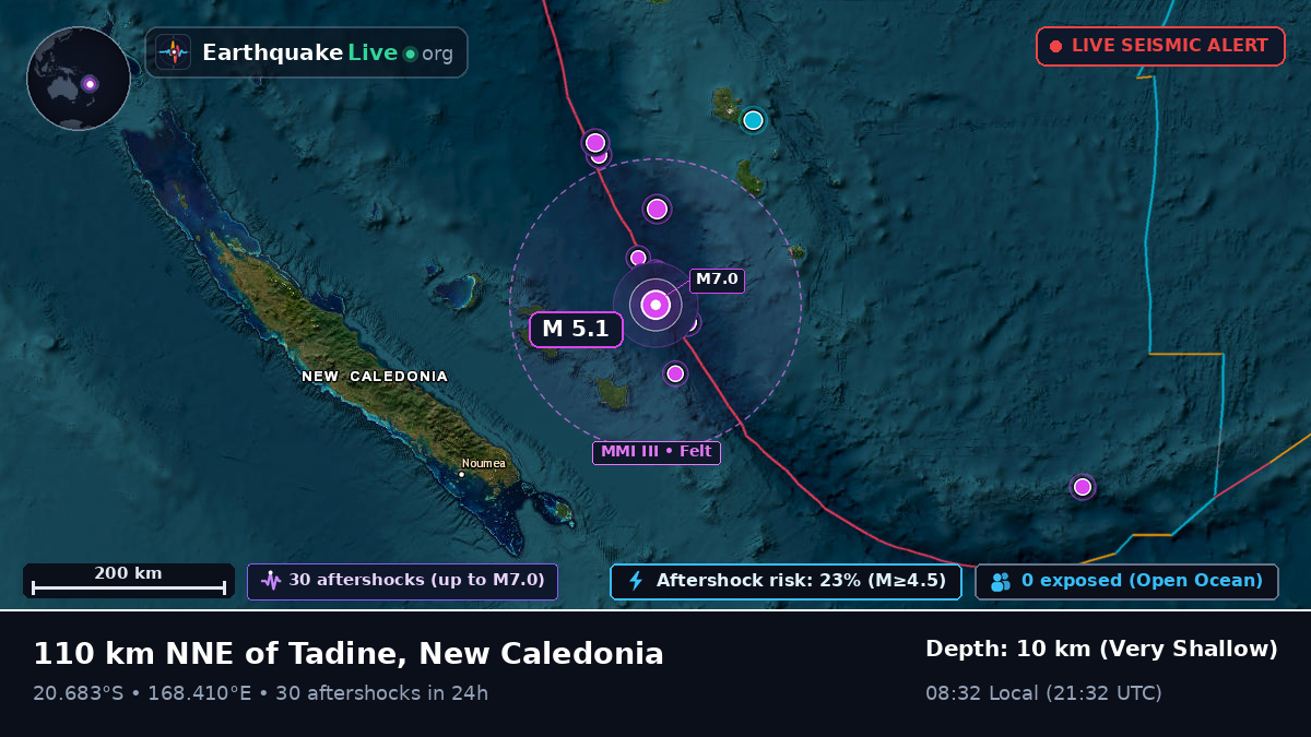 South Pacific Ocean (New Caledonia)