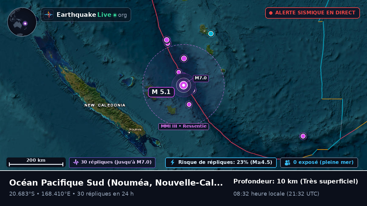 Océan Pacifique Sud (Nouvelle-Calédonie)