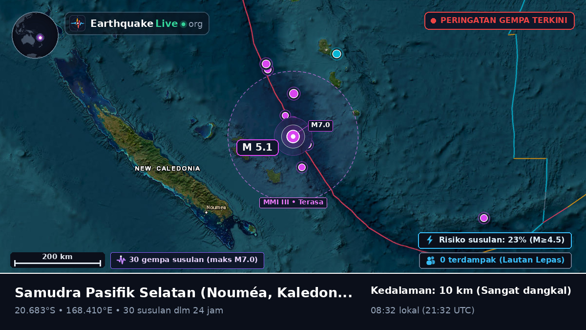 Samudra Pasifik Selatan (Kaledonia Baru)