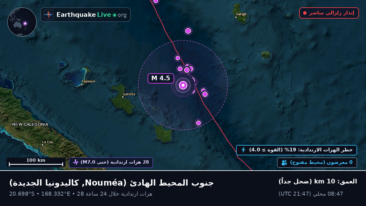 جنوب المحيط الهادئ (كاليدونيا الجديدة)