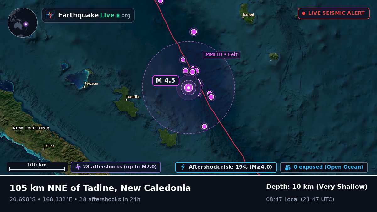 South Pacific Ocean (New Caledonia)