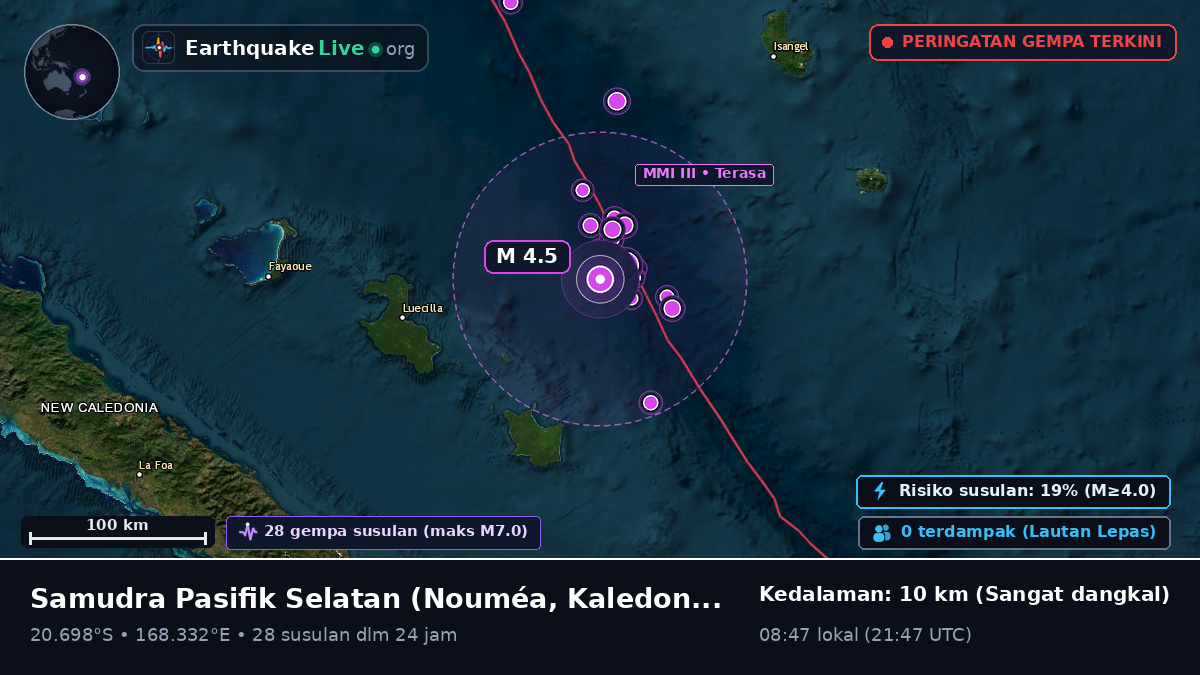 Samudra Pasifik Selatan (Kaledonia Baru)