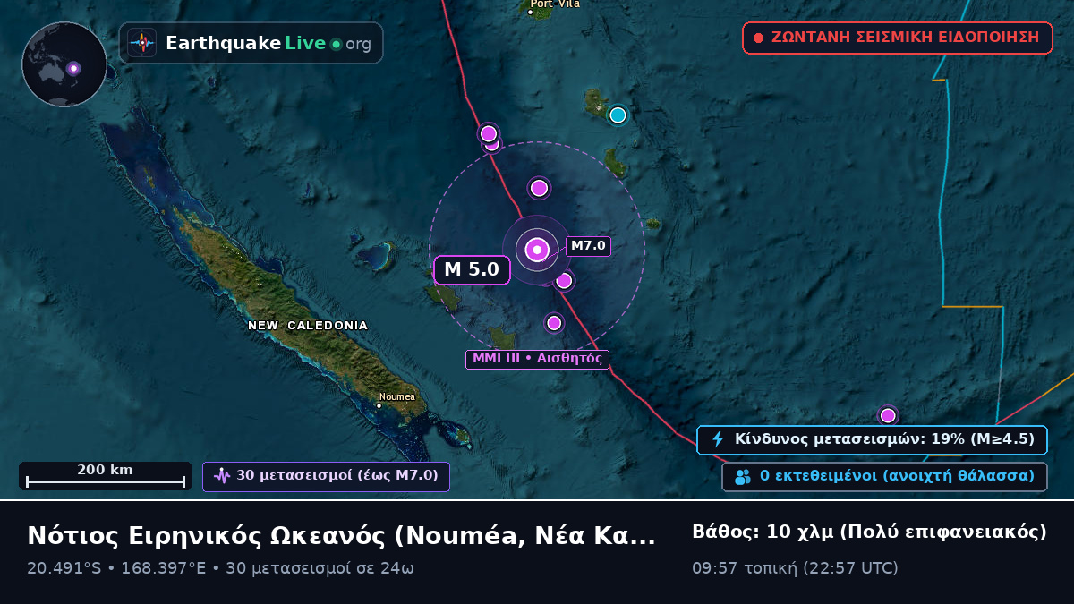 Νότιος Ειρηνικός Ωκεανός (Νέα Καληδονία)
