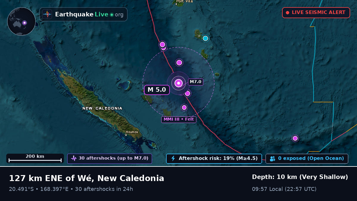South Pacific Ocean (New Caledonia)