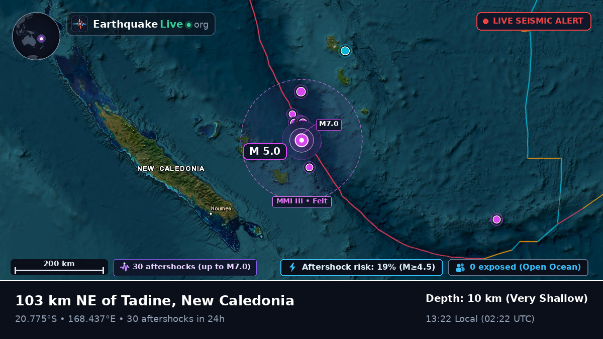 South Pacific Ocean (New Caledonia)