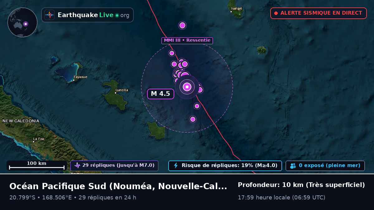 Océan Pacifique Sud (Nouvelle-Calédonie)