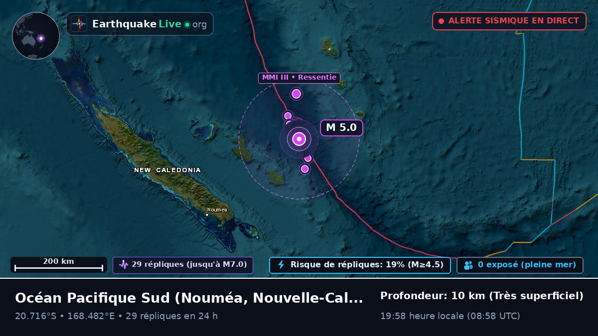 Océan Pacifique Sud (Nouvelle-Calédonie)