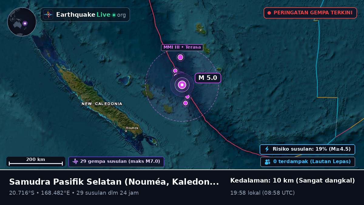 Samudra Pasifik Selatan (Kaledonia Baru)