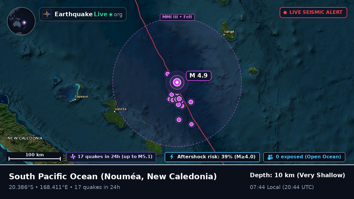 South Pacific Ocean (New Caledonia)