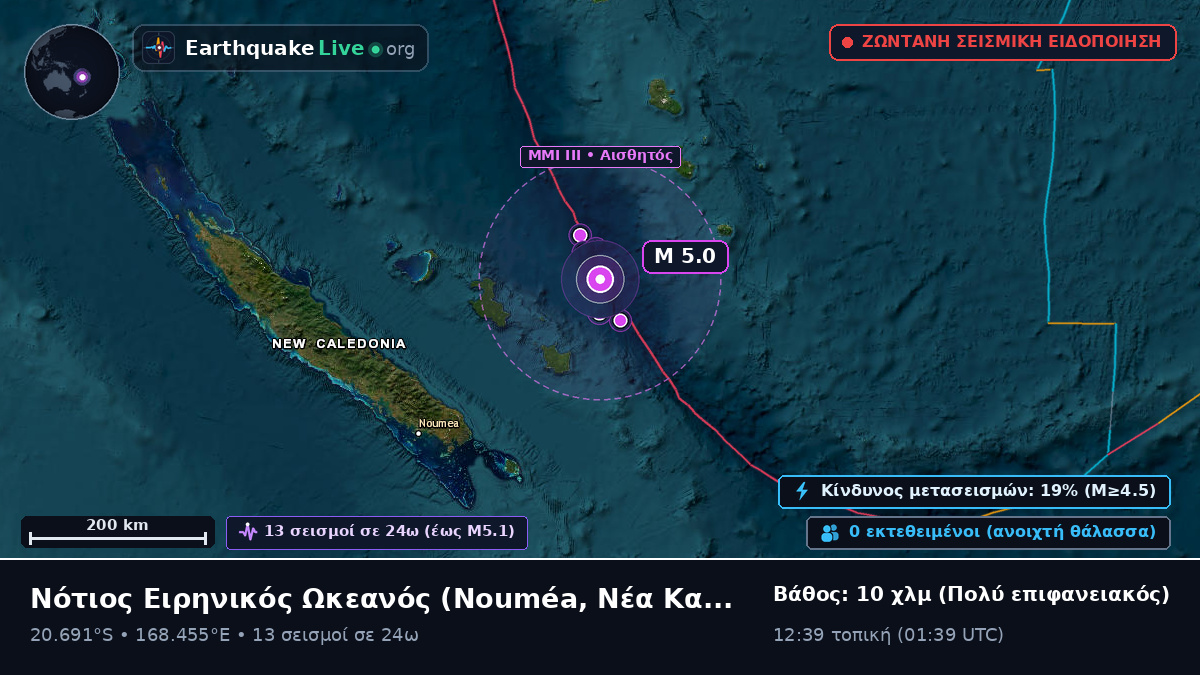 Νότιος Ειρηνικός Ωκεανός (Νέα Καληδονία)