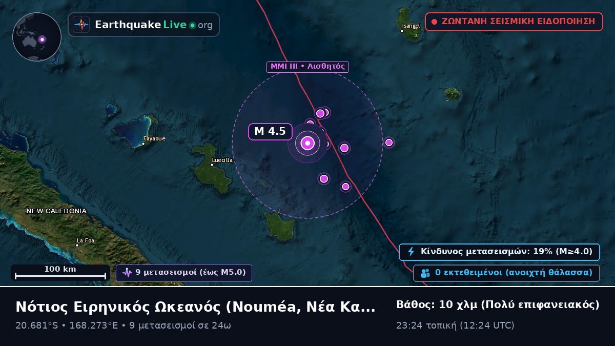 Νότιος Ειρηνικός Ωκεανός (Νέα Καληδονία)
