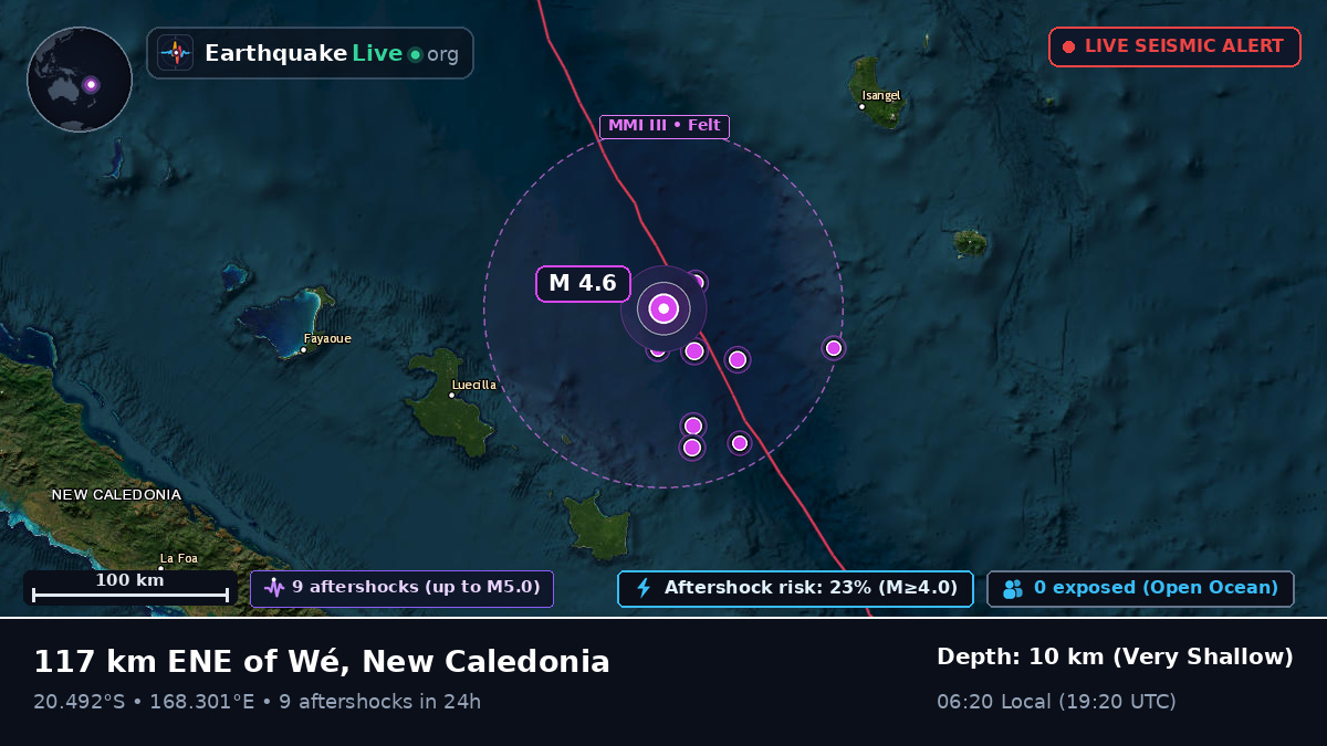 South Pacific Ocean (New Caledonia)